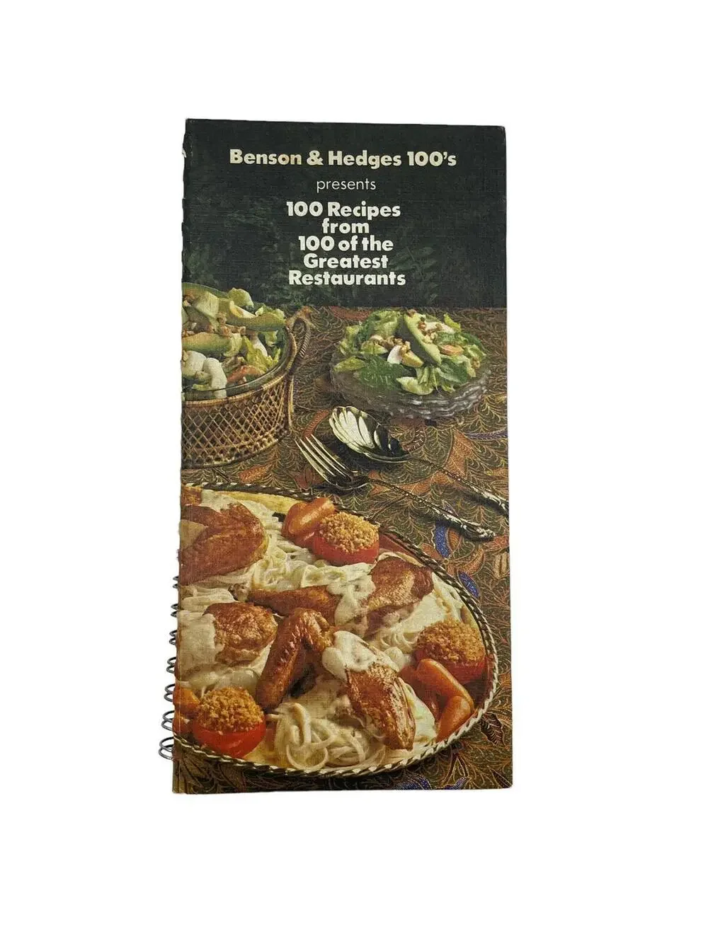 Vintage 1978 Cookbook: 100 Restaurant Recipes, Spiral Bound